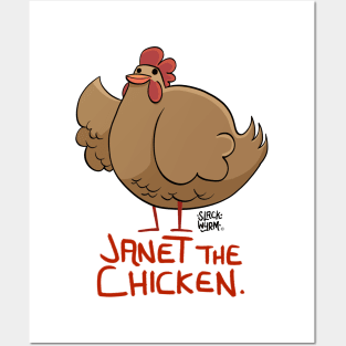 Janet the Chicken Posters and Art